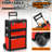 3-In-1 Stackable Tool Box With Wheels, Rolling Hand Case Tool Box Trolley Chest Cabinet With Drawer-1646070593