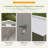 10 Ft. W X 12 Ft. D Outdoor Metal Storage Shed With Frame-104590395