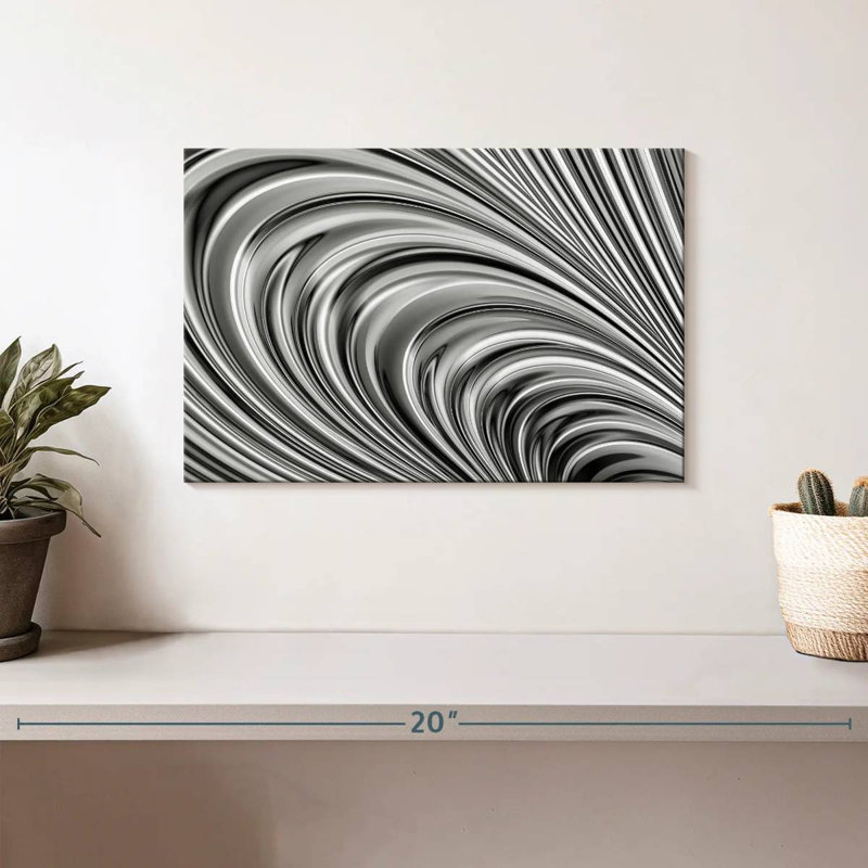 Avery Metal Wave, 8" H x 12" W