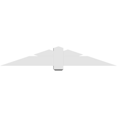 Support de pignon en PVC de qualité architecturale Kennewick