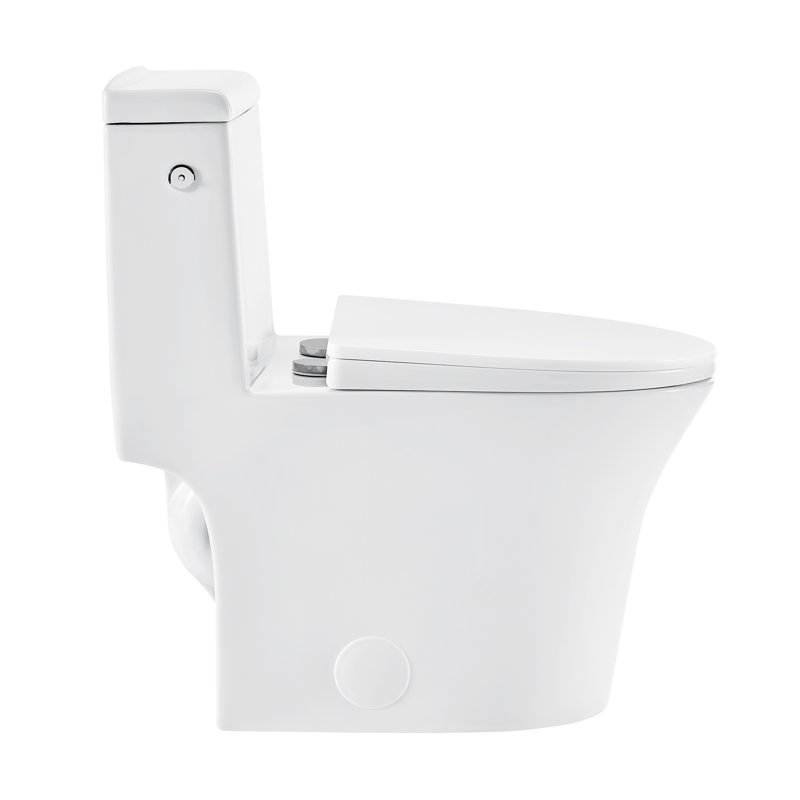 Hugo Dual-Flush Elongated One-Piece Toilet (Seat Included)