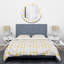 Ensemble de housse de couette à style mid-century à pastel rond iii-40703101