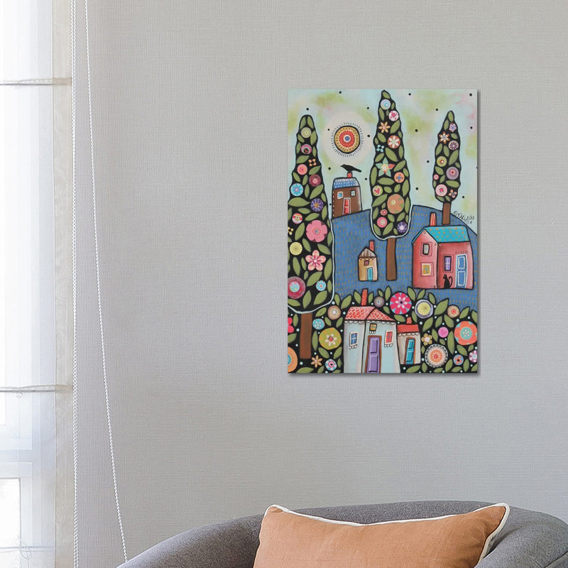 Blue Hill by Karla Gerard - Wrapped Canvas Print