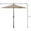 Willoughby 270cm Lighted Tilt Market Parasol-1401149817