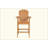 All-Season Outdoor Lounge Chair In Teak, Durable HIPS Material With 304 Stainless Steel Accessories-269526748