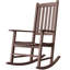 Chaise berçante en bois massif Schereville-814338196