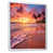 White Floater Framed