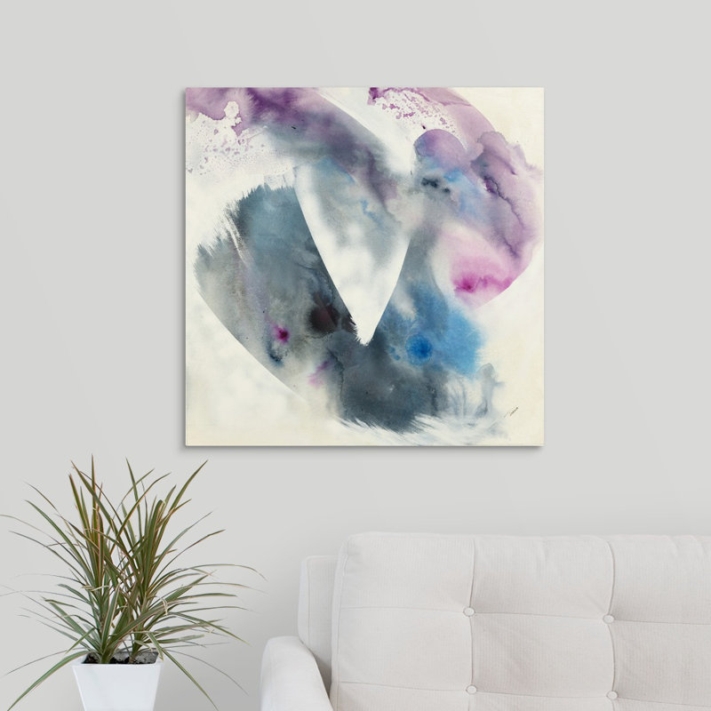 « brush stroke i », peinture sur toile, H 24 po x l 24 po x P 1,25 po, Toile tendue
