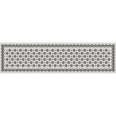 Cacee Vinyl Machine Printed Area Rug