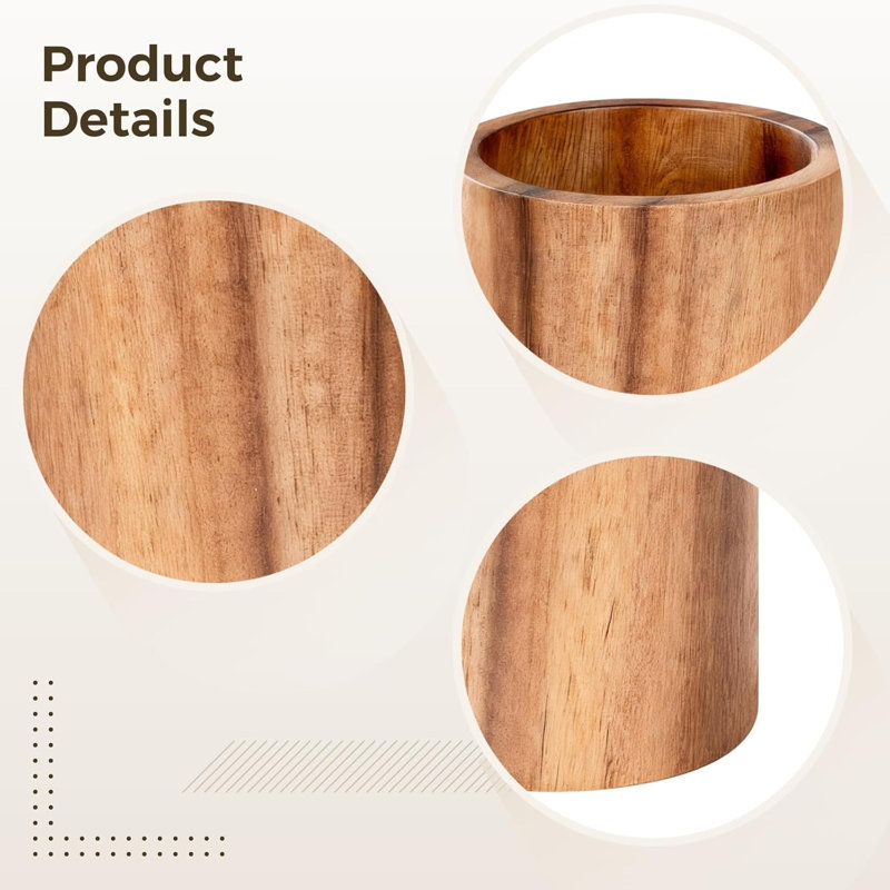 Porte-ustensiles de cuisine en bois