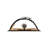 Rustic Lodge Flush Mounted Sconce