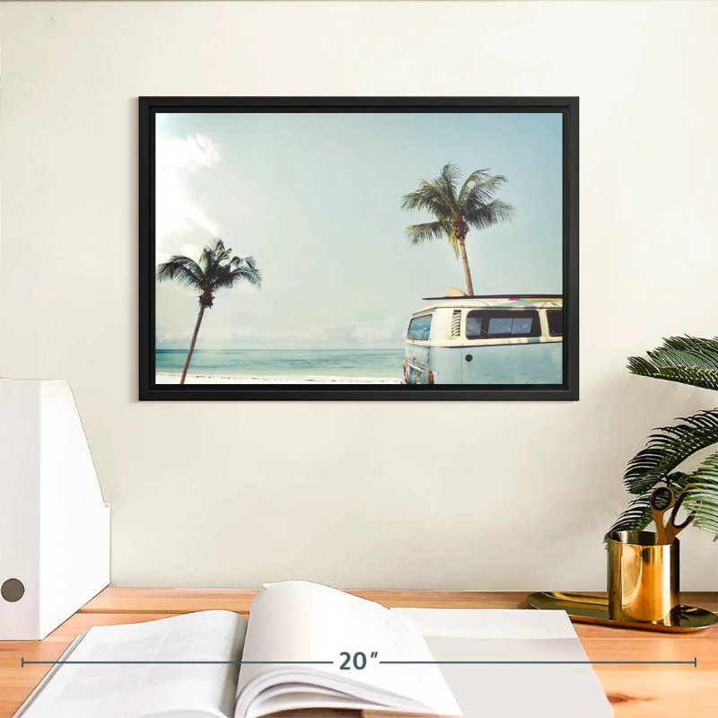 Fourgon de surf rétro Gillard, H 9 po x l 13 po