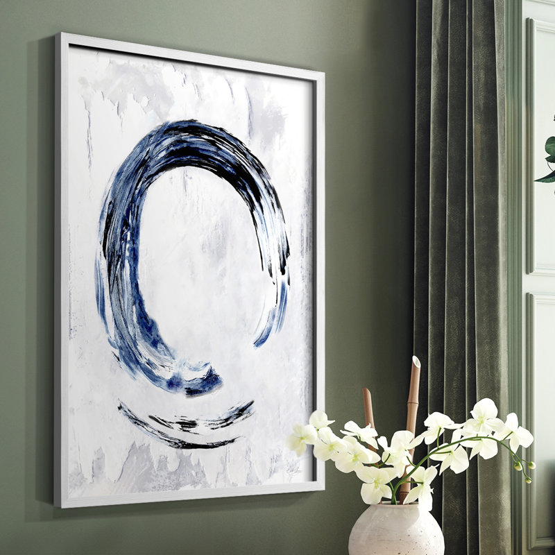 Reproduction encadrée Moonglade II - bois massif, Blanc, H 20 po x l 16 po