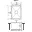 Ruvati 15" L x 20" W Drop-In Kitchen Sink with Accessories