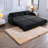 Versatile Sofa Bed With Usb Port, Modern Black Chenille Couch For Compact Spaces