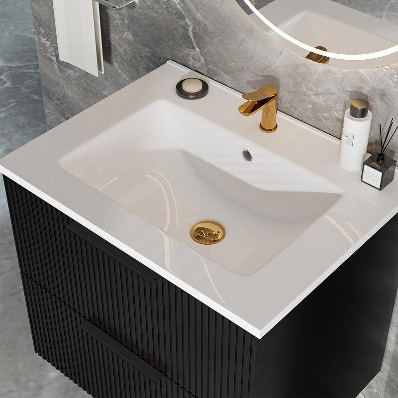 Meuble-lavabo simple 24 po avec lavabo, 24"