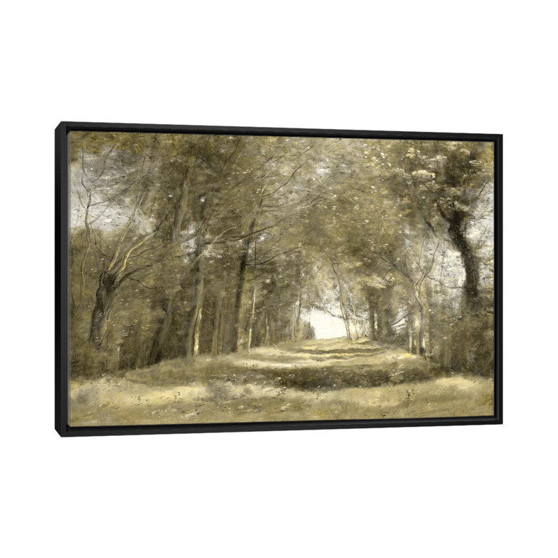 «Shading Path II», impression sur toile, H 18 po x l 26 po x P 1,5 po, Black Framed Canvas, Pas de tapis