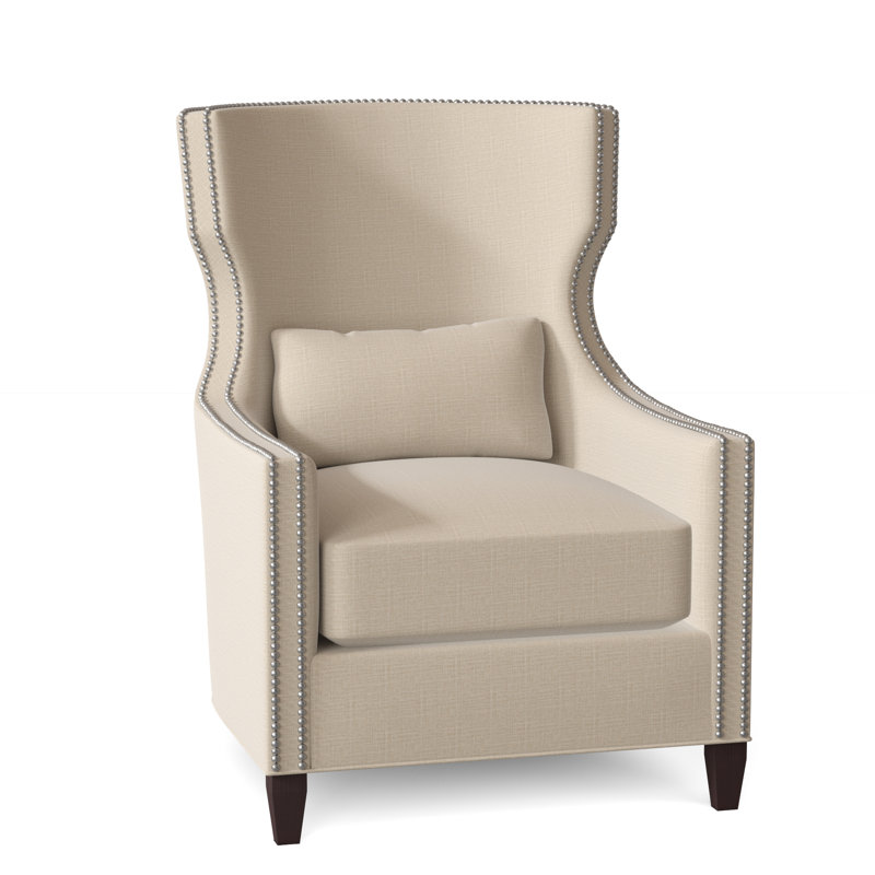 Corbin Wingback Chair, Elizabeth Bone