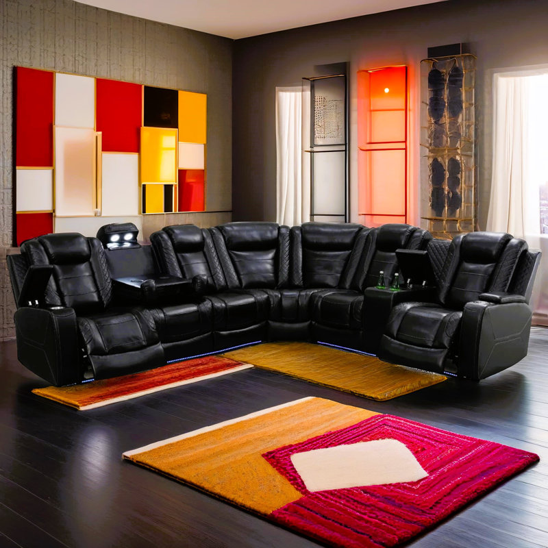 Fauteuil inclinable électrique avec éclairage DEL