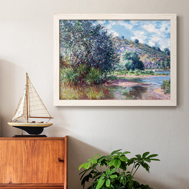 Paysage au port - Reproduction de photo sur toile, Blanc, H 14 po x l 20 po x P 1,5 po