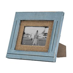 4x6 White & Natural Carved Solid Mango Wood Photo Frame - Outside the Box  Palm Beach
