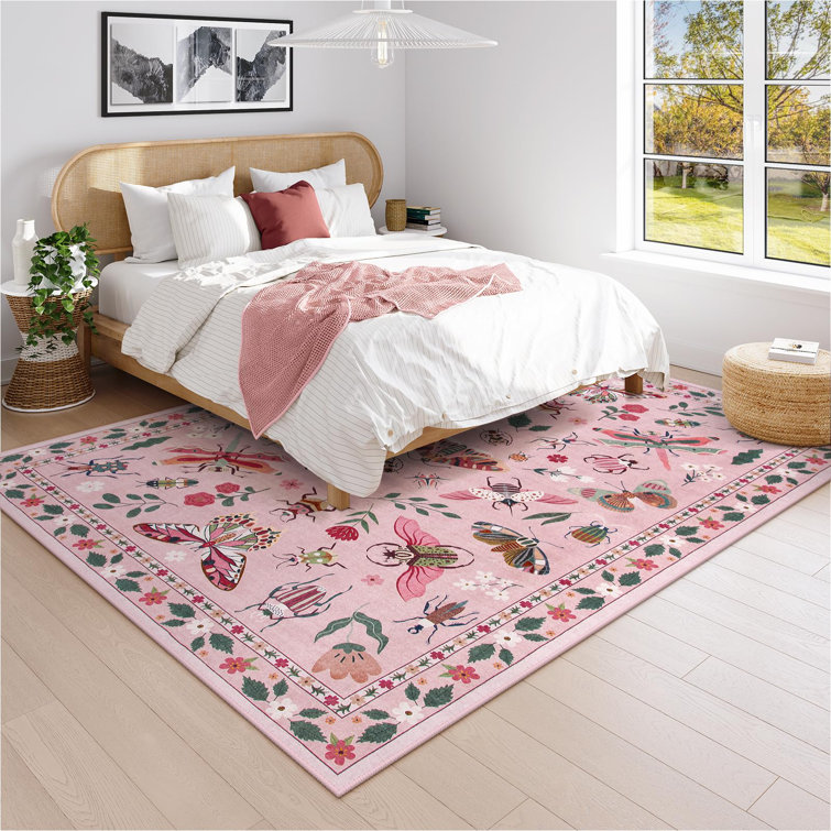 Garbrand Animal and Insect Washable Floor Mat - Non-Slip Area Rug