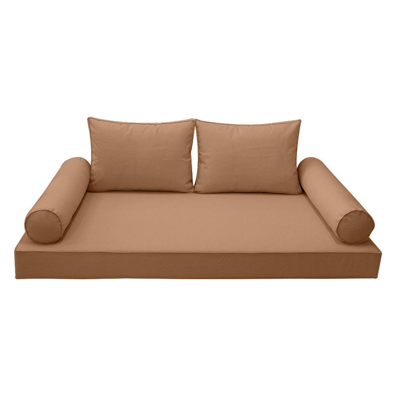 Outdoor Daybed Seat / Back Cushion, Brown