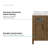 Tahoe 48 in. Almond Latte Freestanding Bathroom Vanity, Engineered Stone Top with Backsplash, Matte Black Hardware-522034366