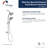 Polished Chrome Essential Style Retrofit Shower Faucet Complete Shower System
