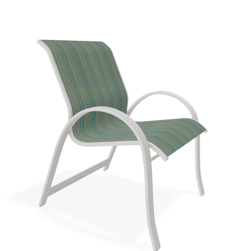 Aruba Outdoor Dining Armchair, Snow