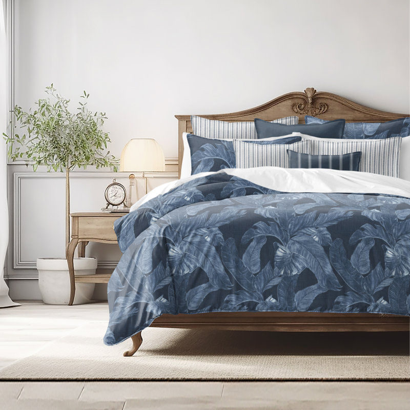 Palomino Denim Cotton Coverlet Set, California King Coverlet + 7 Additional Pieces