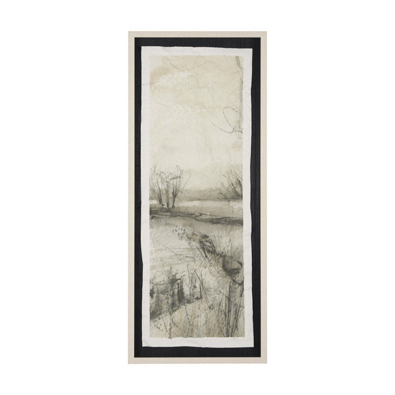 Calvin The Rain par Studio, reproduction d'art encadrée à la main avec passe-partout, Au-delà de la pluie I