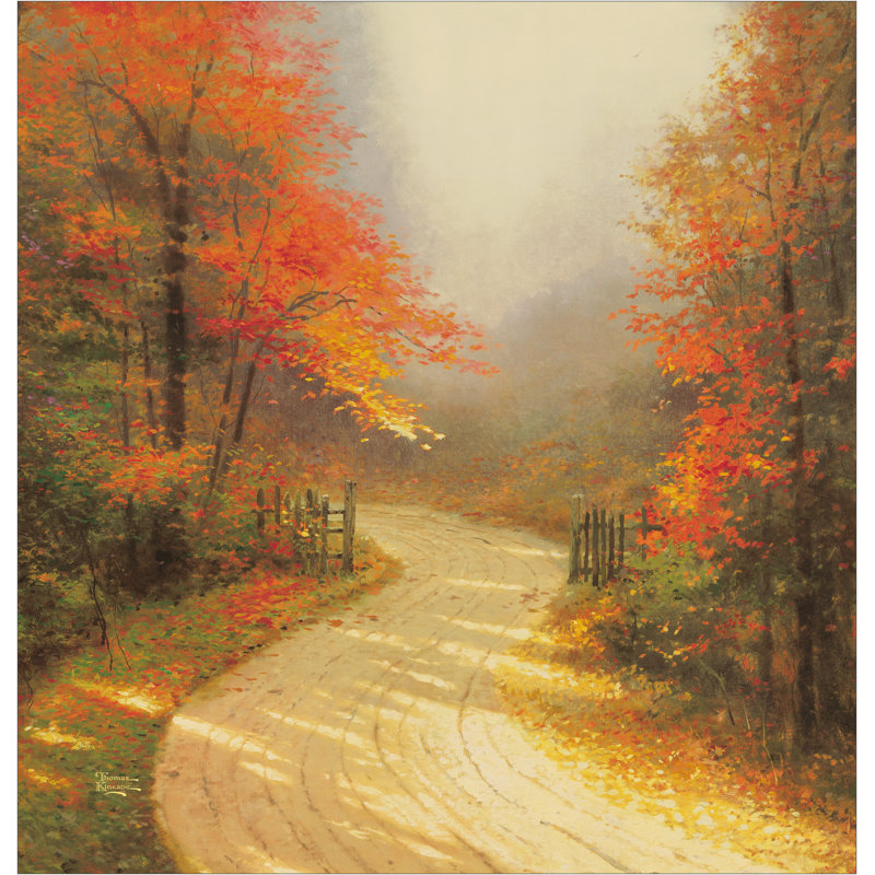 Rideau de douche Thomas Kinkade Autumn Lane