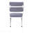 Gray & White Open Back Upholstered Office Chair-1360907553