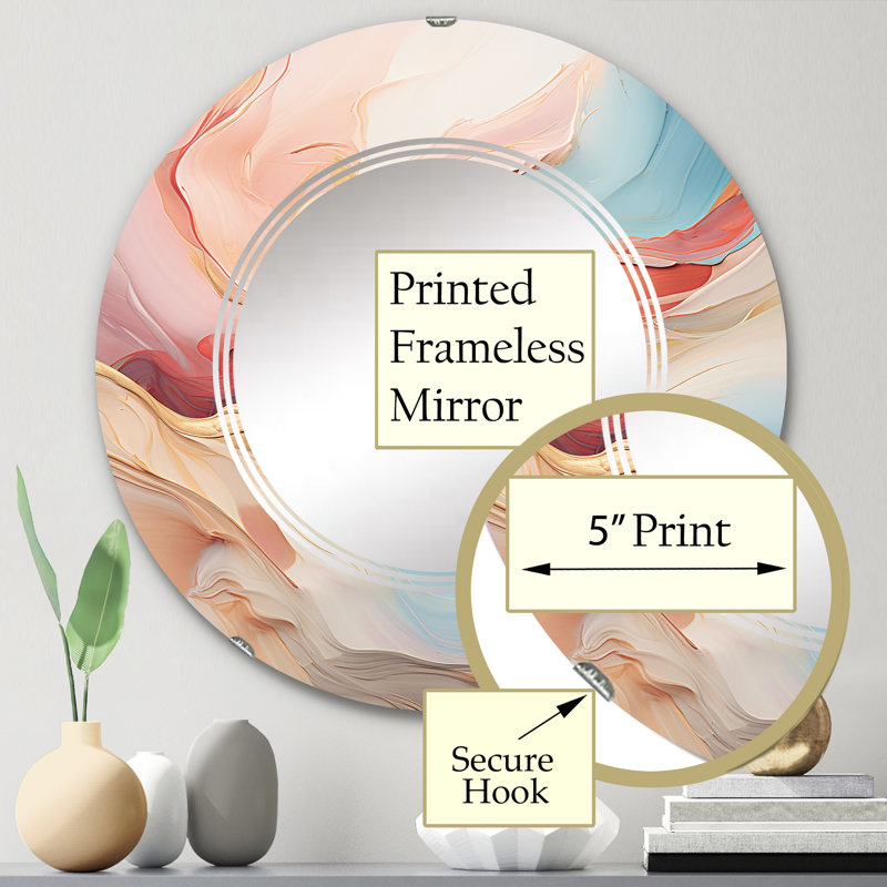 Miroir Laceflower, 24 po x 24 po