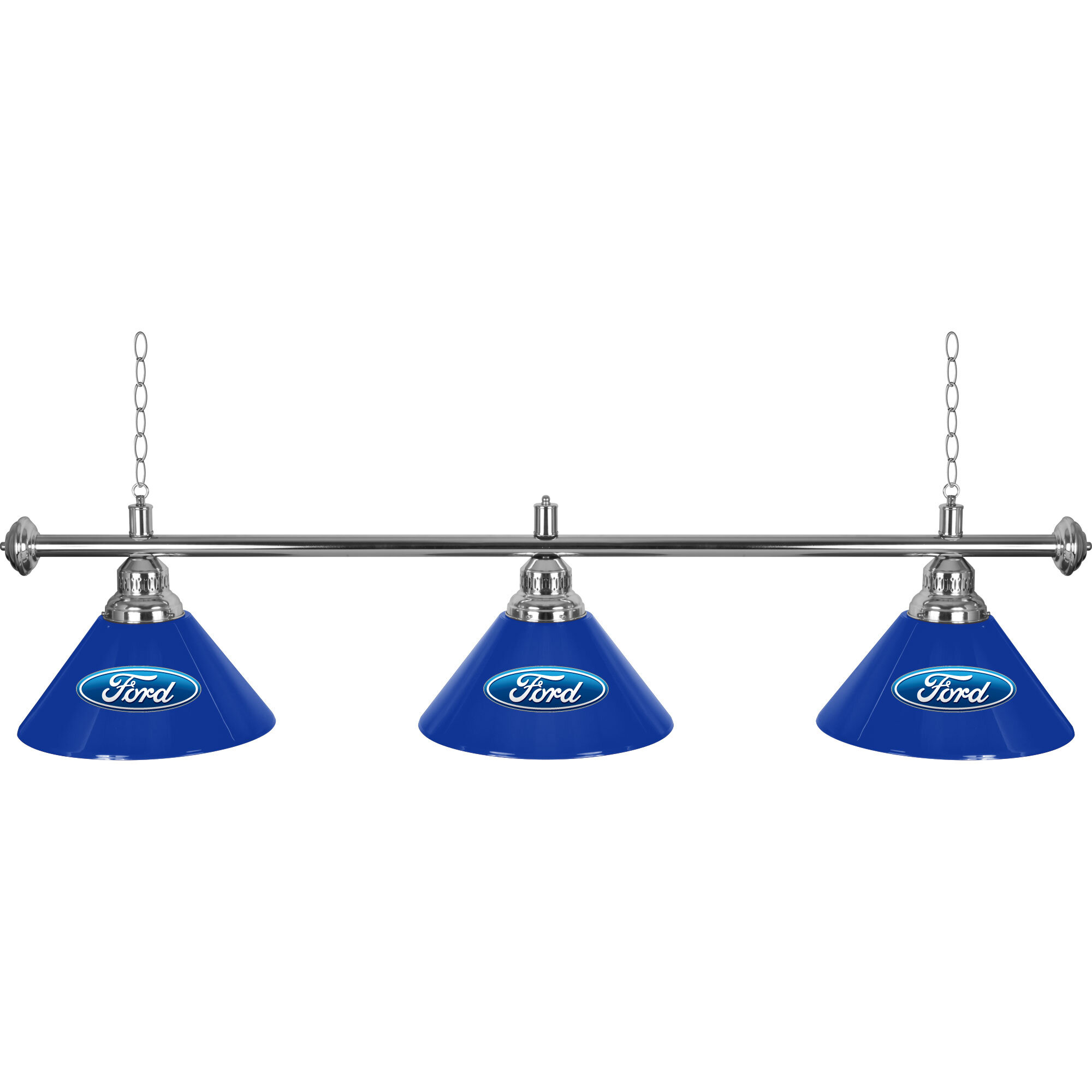 Denver Broncos 3 Shade Pool Table Light