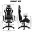 Wade Logan Adjustable Headrest and Reclining PC & Racing Game Chair-1603155089