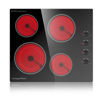 Plaque de cuisson électrique 24 po à 4 brûleurs intégrée