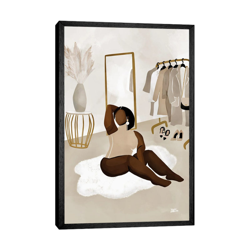 Dena by Bria Nicole - Print on Canvas, Black Framed Canvas, 101.6 cm H x 66.04 cm W