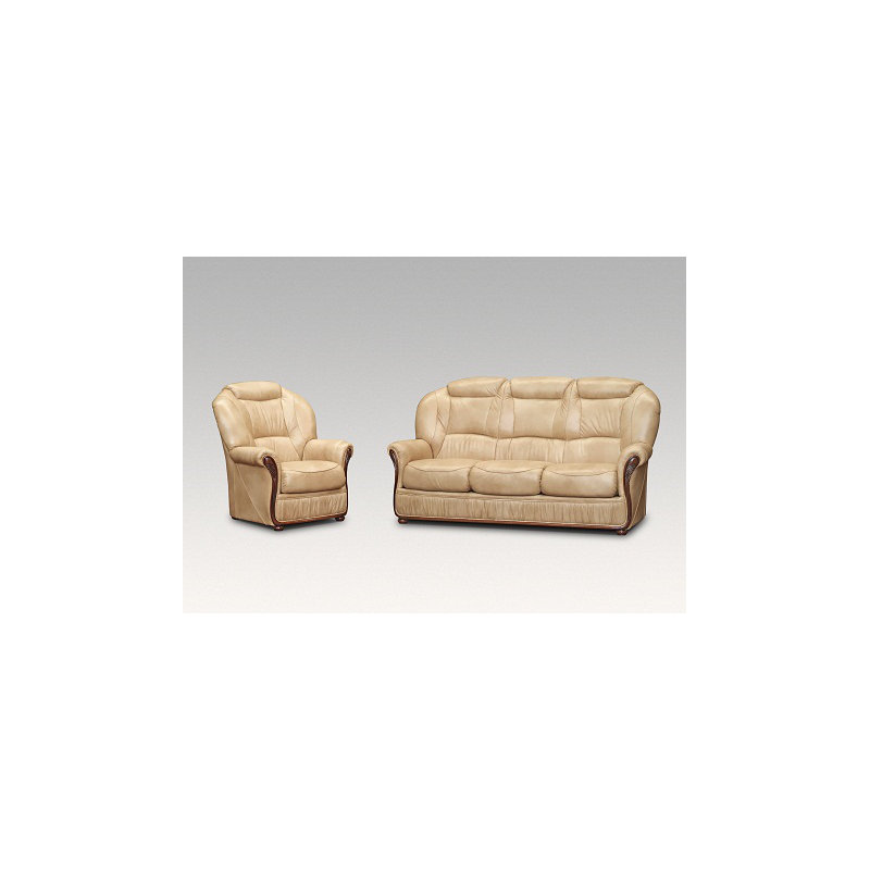 Kirwin Leather Armchair, Nut