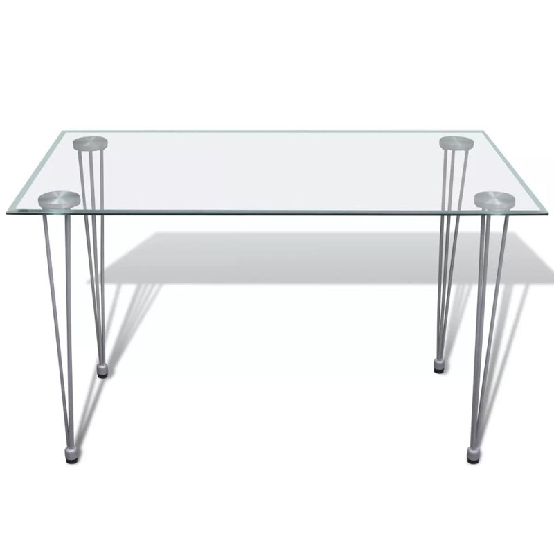 Glass Top Dining Table