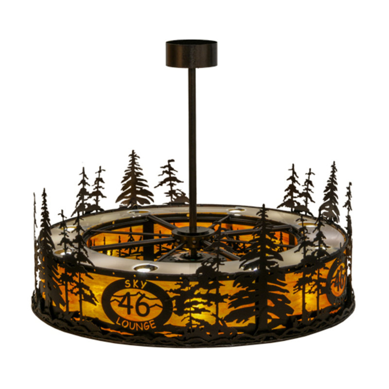 Tall Pines Downrod Ceiling Fan