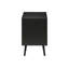 Table d'appoint moderne avec deux tiroirs de rangement-1073363507