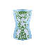 Nina Vase, light blue/green, Height 11.2 in