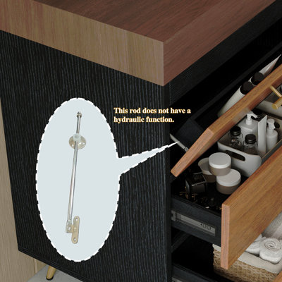 Modern Free-Standing Bathroom Vanity with Ceramic Vessel Sink & Durable Sintered Stone Top