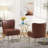 Accent Side Chair With Gold Legs-555640029