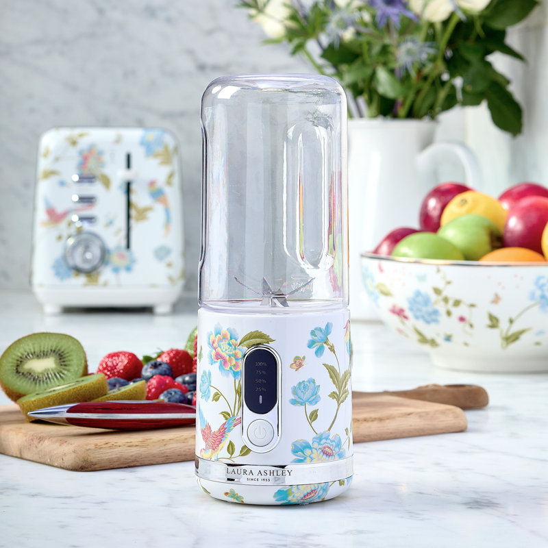 Machine à Smoothie portative VQ Laura Ashley 25 000 tr / min, Elveden blanc