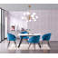 Goddard Mordern Tub Dining Chairs- Upholstered in Velvet, Cushion Padded With Metal Legs- Armchair Room Kitchen Living Room -1965386158