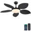 Ventilateur de plafond 48 "feuilles tropicales 48" avec lumières DEL et télécommande-532493359