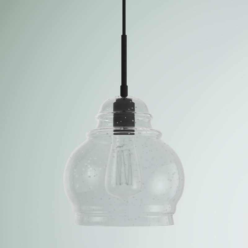 Amara 1 - Light Single Pendant, Black